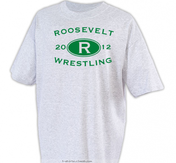 wrestling t-shirt design with 1 ink color - #SP1051