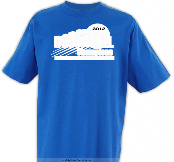 dodgeball t-shirt design with 2 ink colors - #SP1102
