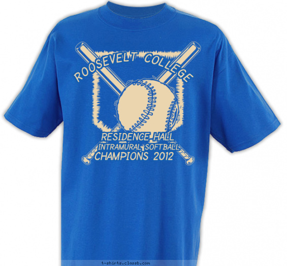 softball t-shirt design with 1 ink color - #SP1133
