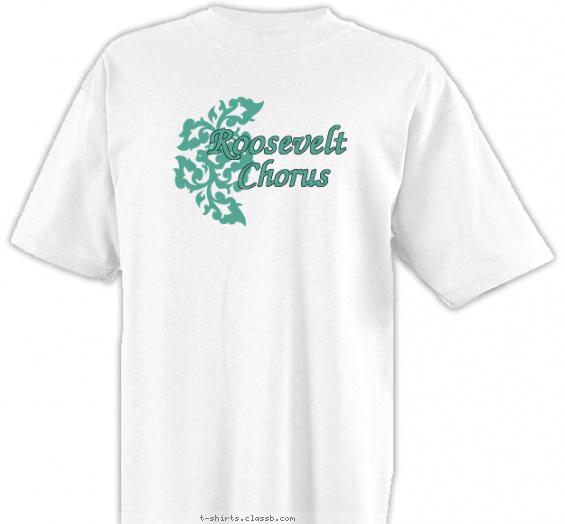 school-chorus t-shirt design with 2 ink colors - #SP1136
