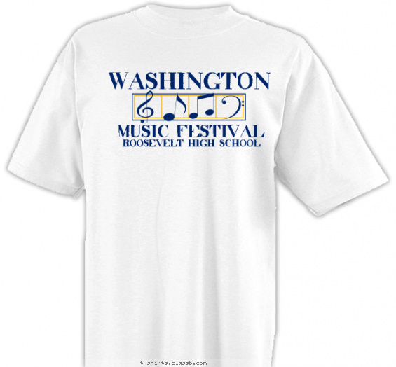 school-band t-shirt design with 2 ink colors - #SP1145