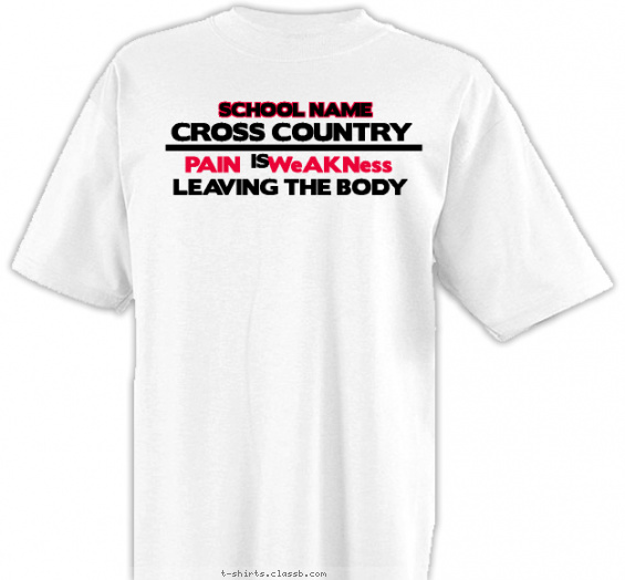 cross-country t-shirt design with 2 ink colors - #SP1247