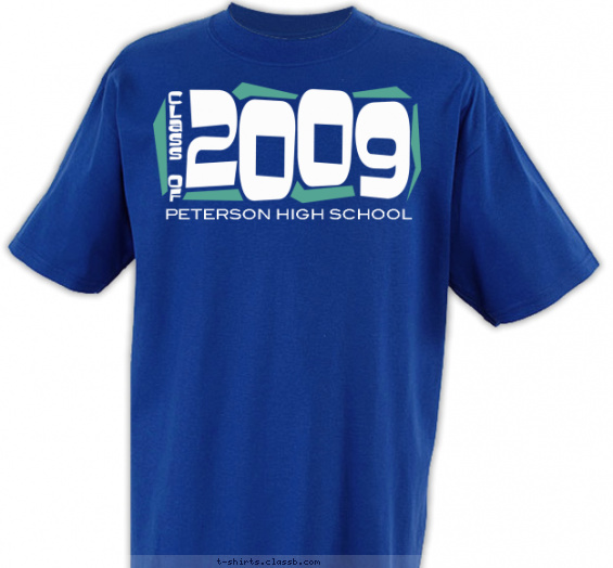 class-of-graduation-year t-shirt design with 2 ink colors - #SP127