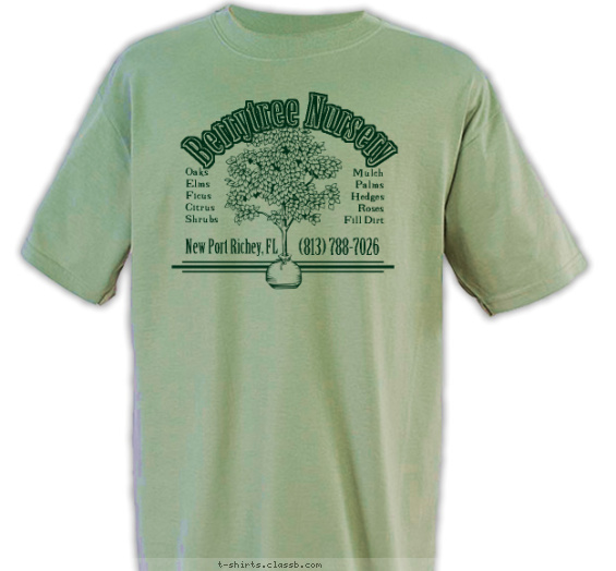 landscaping-lawn-care t-shirt design with 1 ink color - #SP140