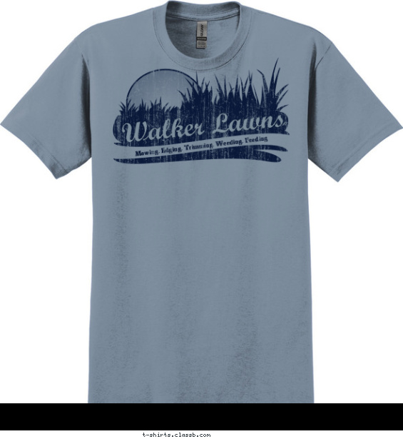 landscaping-lawn-care t-shirt design with 1 ink color - #SP142