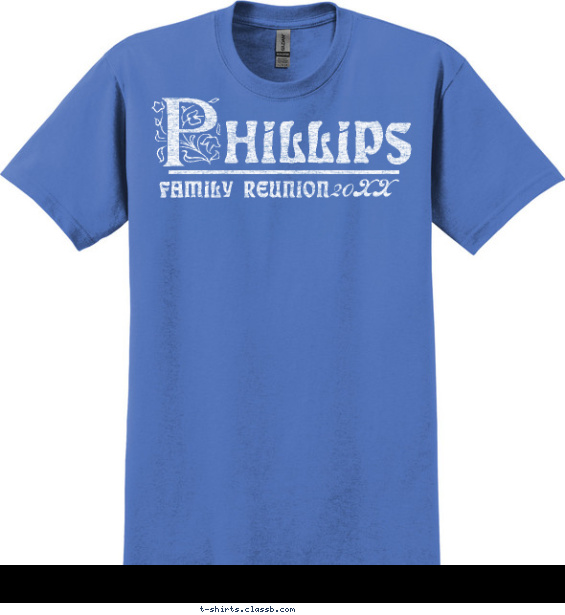 family-reunion t-shirt design with 1 ink color - #SP148