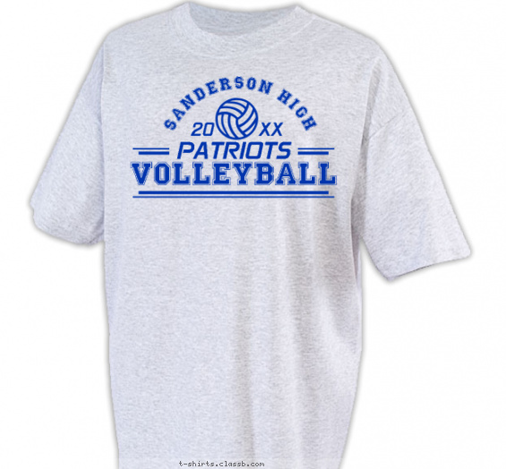 volleyball t-shirt design with 1 ink color - #SP152