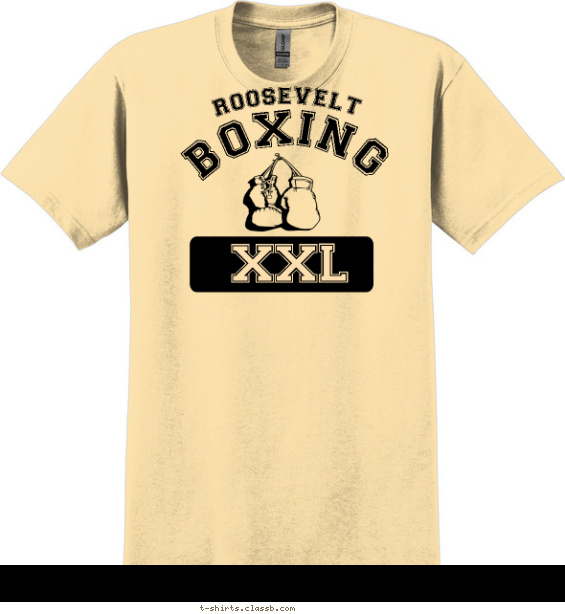 boxing t-shirt design with 1 ink color - #SP1528