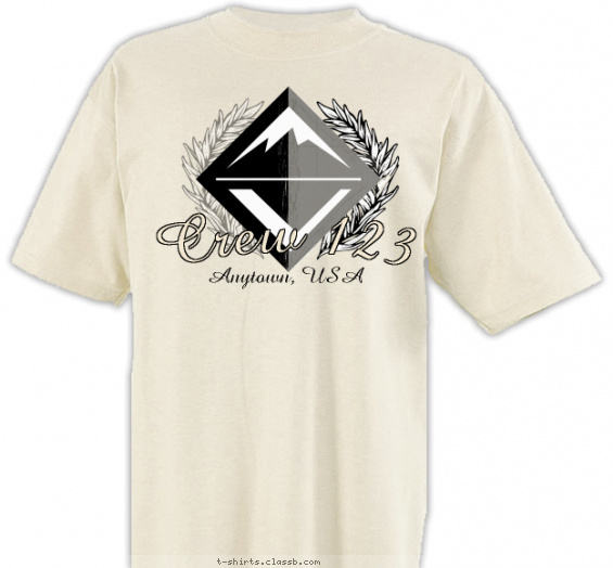 venturing-crew t-shirt design with 2 ink colors - #SP1616