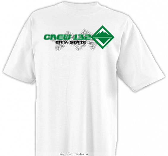 venturing-crew t-shirt design with 2 ink colors - #SP1628