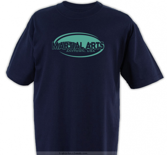 martial-arts t-shirt design with 1 ink color - #SP1641