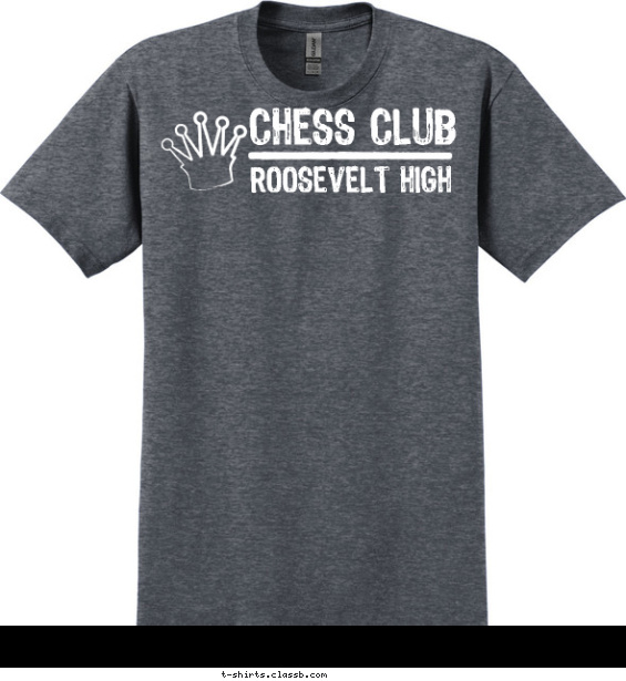 school-clubs t-shirt design with 1 ink color - #SP1698