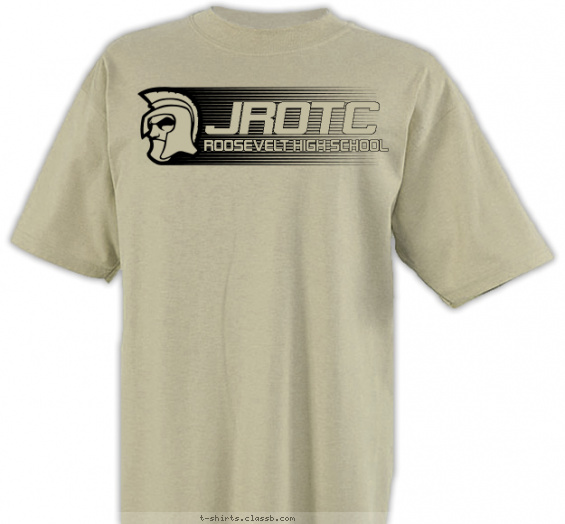 jrotc t-shirt design with 1 ink color - #SP1704