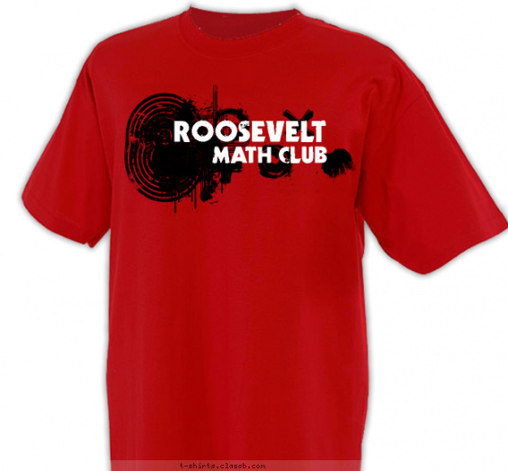 school-clubs t-shirt design with 2 ink colors - #SP1710