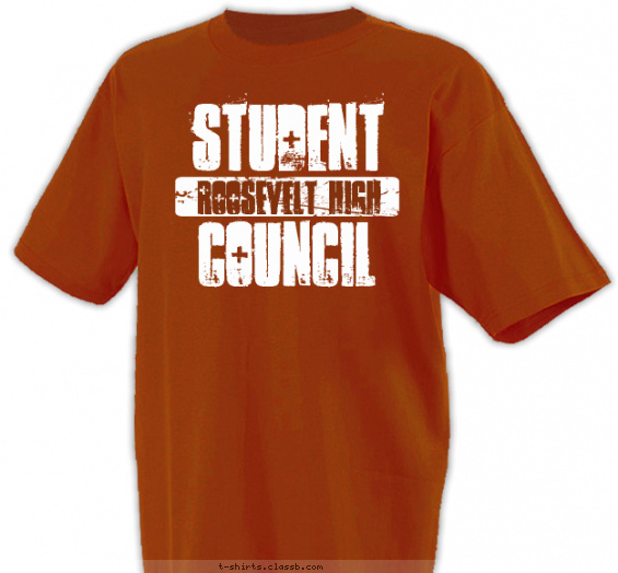 school-clubs t-shirt design with 1 ink color - #SP1714