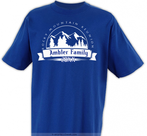 family-reunion t-shirt design with 1 ink color - #SP1734