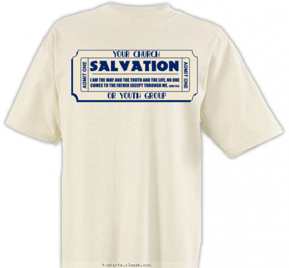 church-youth-group t-shirt design with 1 ink color - #SP1898