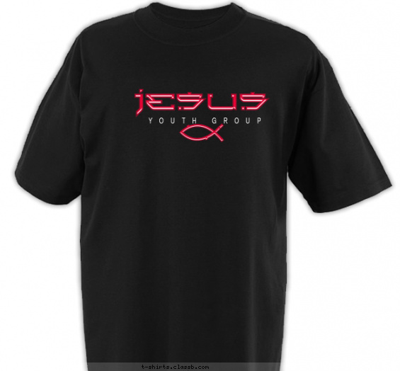 church-youth-group t-shirt design with 2 ink colors - #SP1936