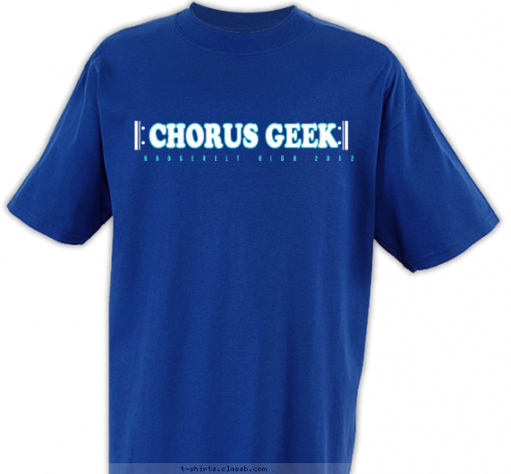 school-chorus t-shirt design with 2 ink colors - #SP2026