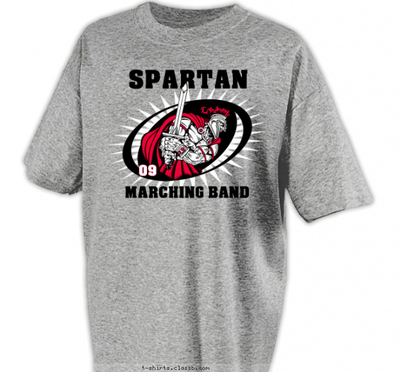 school-band t-shirt design with 3 ink colors - #SP2035