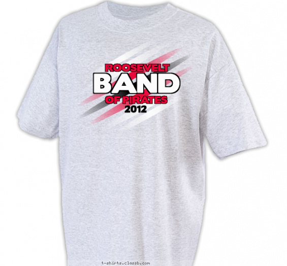 school-band t-shirt design with 3 ink colors - #SP2041