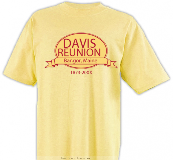 family-reunion t-shirt design with 1 ink color - #SP205