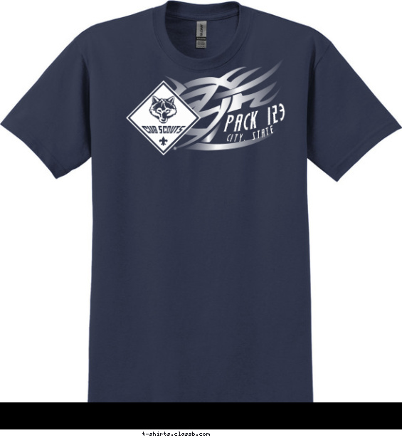 pack t-shirt design with 1 ink color - #SP2113