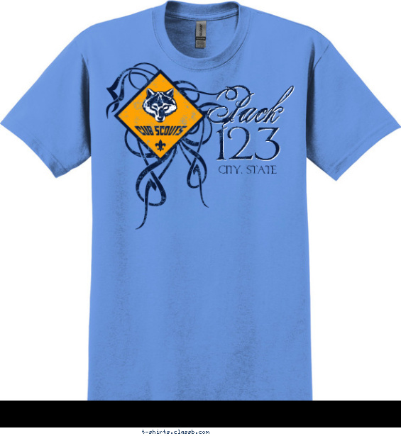 pack t-shirt design with 3 ink colors - #SP2114