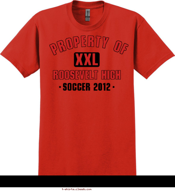 soccer t-shirt design with 1 ink color - #SP2118