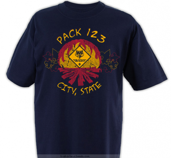 pack t-shirt design with 2 ink colors - #SP2120
