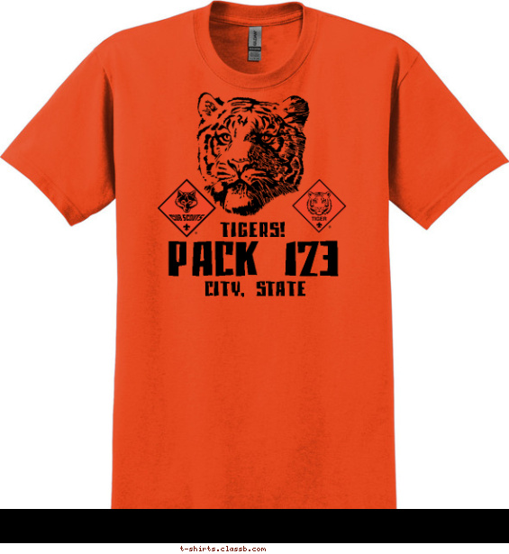 pack t-shirt design with 1 ink color - #SP2186