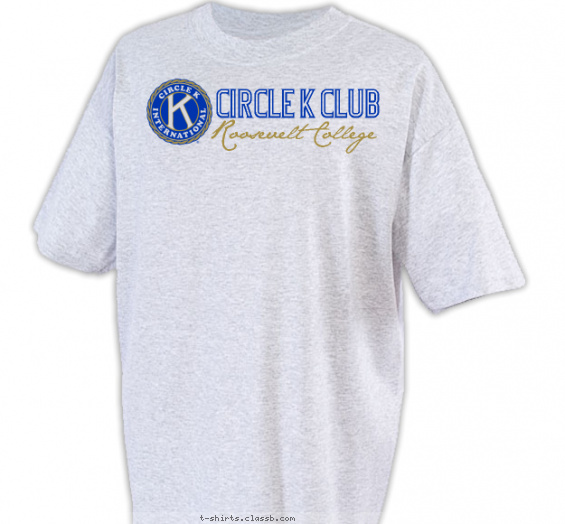 key-club t-shirt design with 2 ink colors - #SP2279