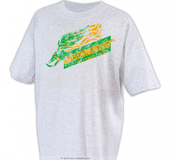 track-field t-shirt design with 2 ink colors - #SP2363