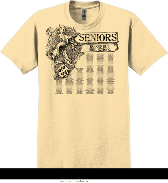 class-of-graduation-year t-shirt design with 1 ink color - #SP2389