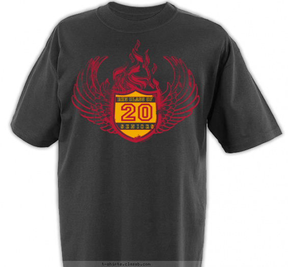 class-of-graduation-year t-shirt design with 2 ink colors - #SP2390