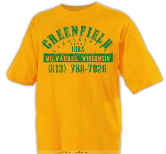landscaping-lawn-care t-shirt design with 1 ink color - #SP240