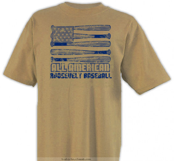 baseball t-shirt design with 1 ink color - #SP2402