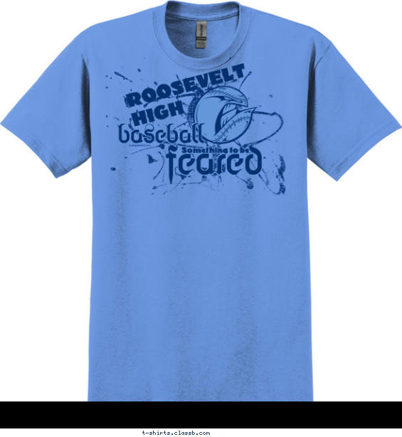 baseball t-shirt design with 1 ink color - #SP2403