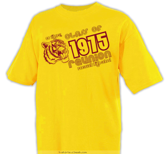 class-reunions t-shirt design with 1 ink color - #SP2418