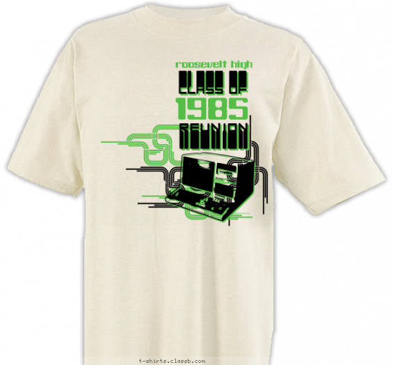 class-reunions t-shirt design with 2 ink colors - #SP2422