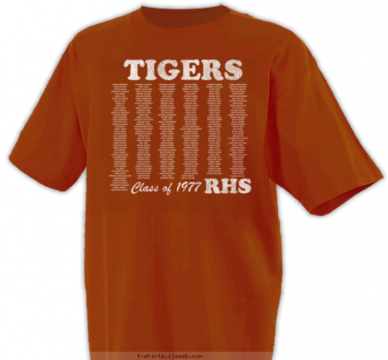 class-reunions t-shirt design with 1 ink color - #SP2427