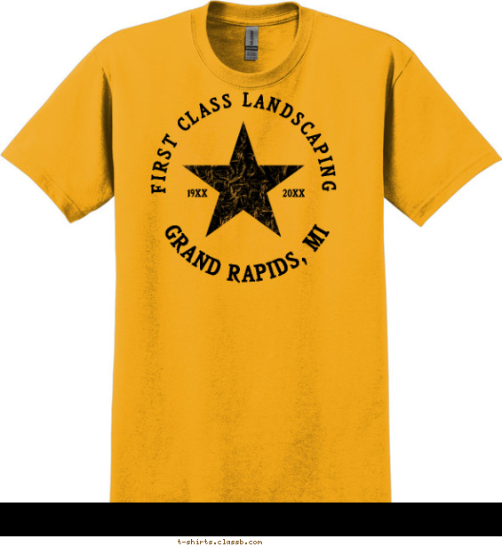 landscaping-lawn-care t-shirt design with 1 ink color - #SP244