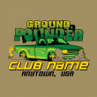 Ground Pounder Car Club Shirt