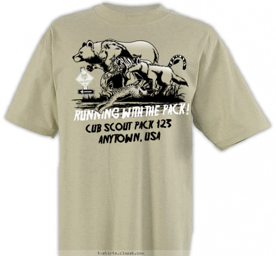 pack t-shirt design with 2 ink colors - #SP2562