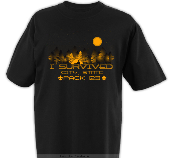 pack t-shirt design with 1 ink color - #SP2572