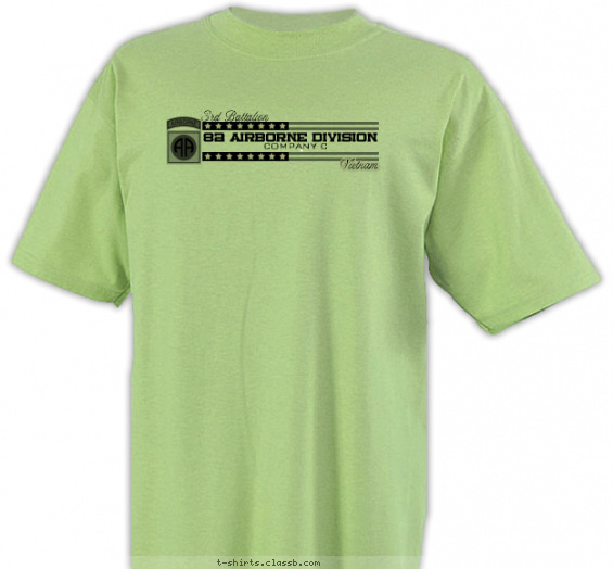 army t-shirt design with 2 ink colors - #SP2576