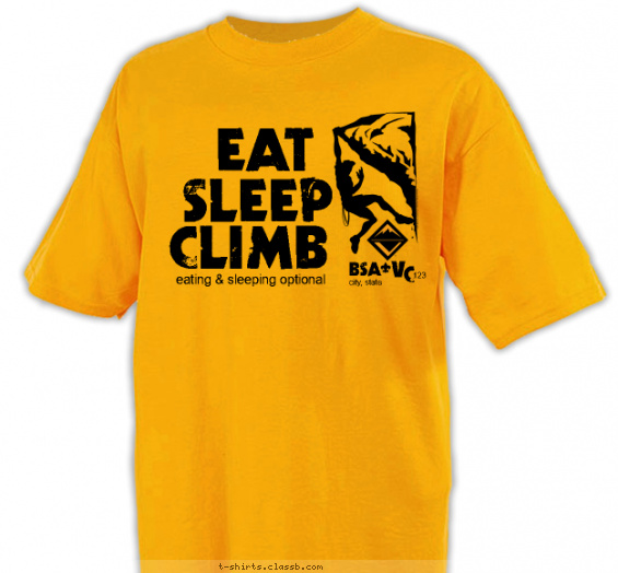 venturing-crew t-shirt design with 1 ink color - #SP2601