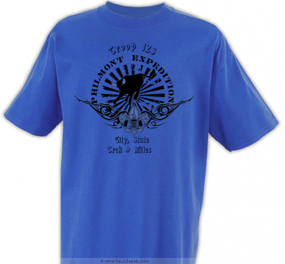 philmont t-shirt design with 1 ink color - #SP2654