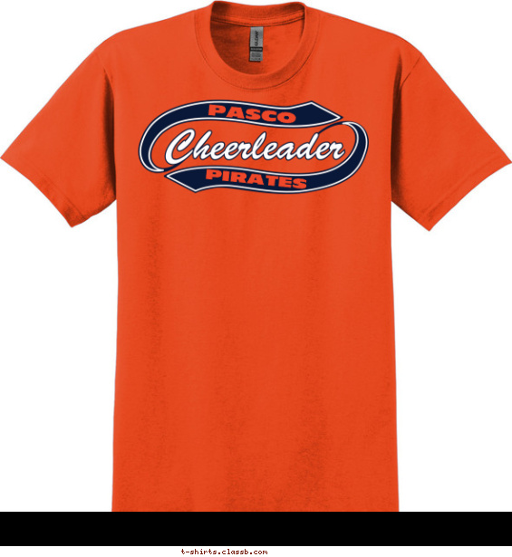cheerleading t-shirt design with 2 ink colors - #SP268