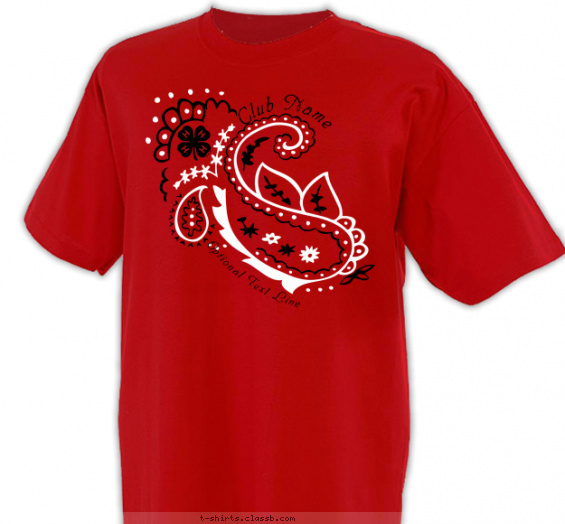 4-h-club t-shirt design with 2 ink colors - #SP2711